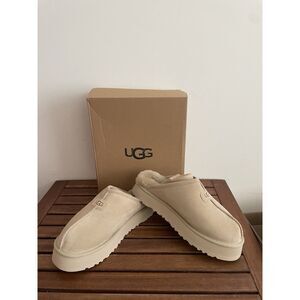 UGG Discoquette Slippers Mustard Seed USA Women Size 10/UK 8/EU 41